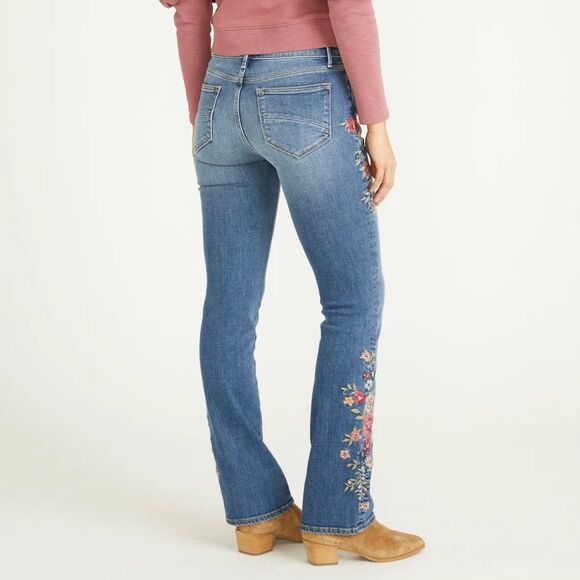 Driftwood Kelly Bootcut Embroidered Jeans Serenity - Medium Wash - Picture 3 of 12